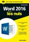 [Pour les nuls 00] • Word 2016 Pour Les Nuls Poche, 2e Édition